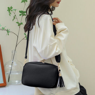 Tassel PU Leather Crossbody Bag - Women Bags & Wallets - Handbags - 15 - 2024