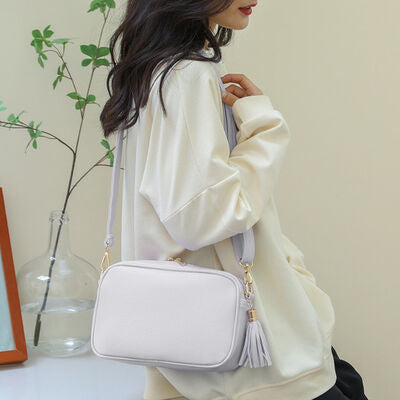 Tassel PU Leather Crossbody Bag - Women Bags & Wallets - Handbags - 12 - 2024