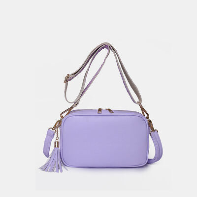 Tassel PU Leather Crossbody Bag - Lavender / One Size - Women Bags & Wallets - Handbags - 17 - 2024