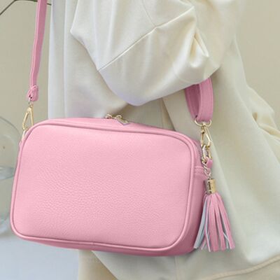 Tassel PU Leather Crossbody Bag - Women Bags & Wallets - Handbags - 10 - 2024