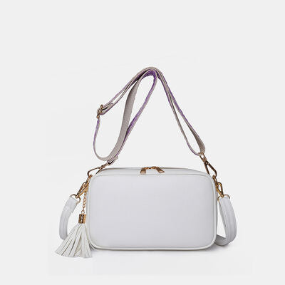 Tassel PU Leather Crossbody Bag - White / One Size - Women Bags & Wallets - Handbags - 11 - 2024
