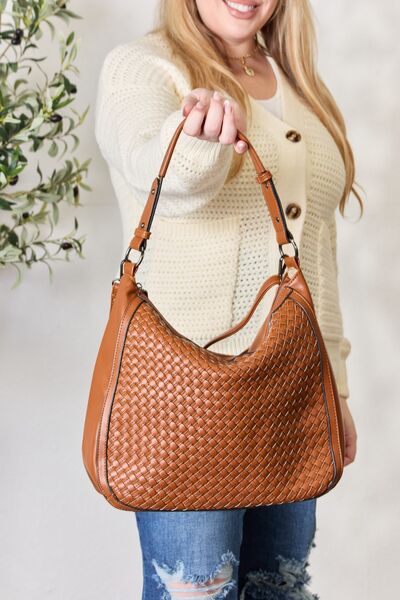 Weaved Vegan Leather Handbag - Women Bags & Wallets - Handbags - 2 - 2024
