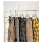 Women Streetwear Plaid Pants - Bottoms - 5