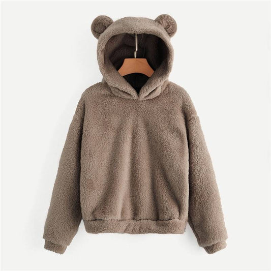 Women’s Bear Hoodie - Women’s Clothing & Accessories - Shirts & Tops - 2 - 2024