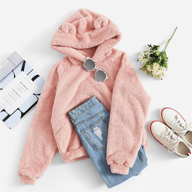 Women’s Bear Hoodie - Women’s Clothing & Accessories - Shirts & Tops - 6 - 2024