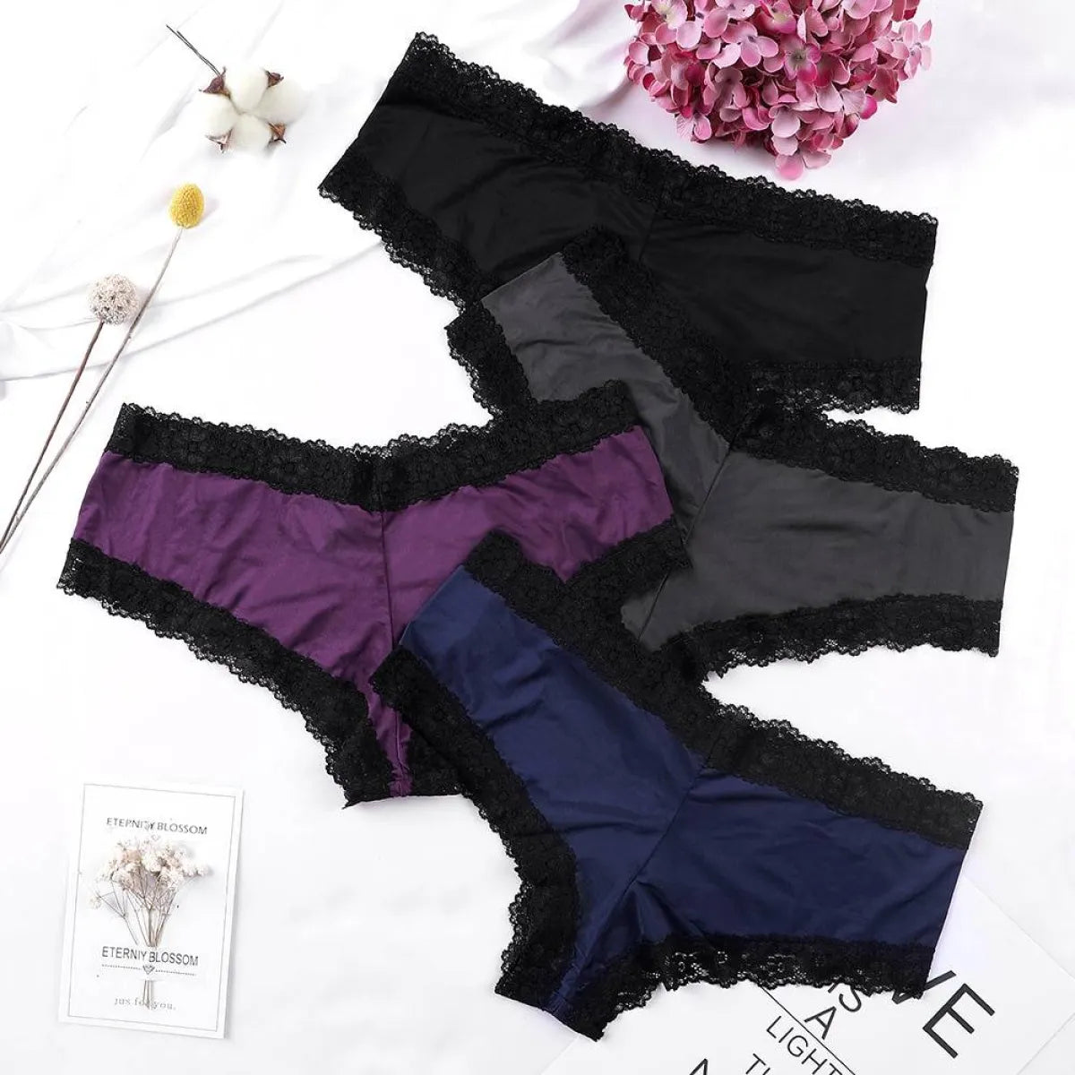 Cheeky Panties - 4 Pack - Women’s Clothing & Accessories - 1