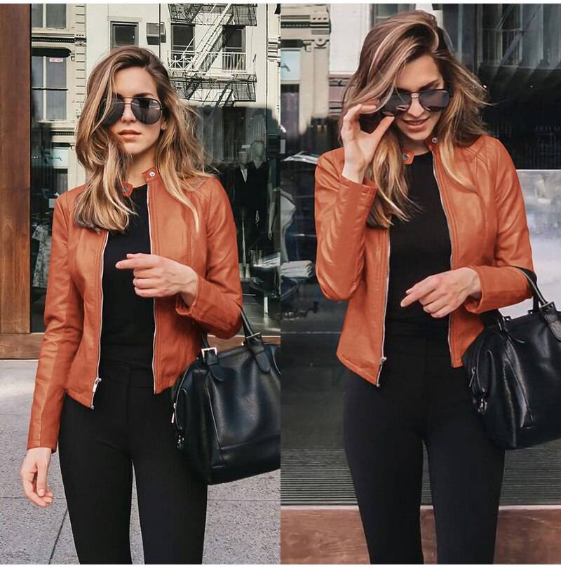 Autumn PU Leather Jackets - Women’s Clothing & Accessories - Clothing - 11 - 2024