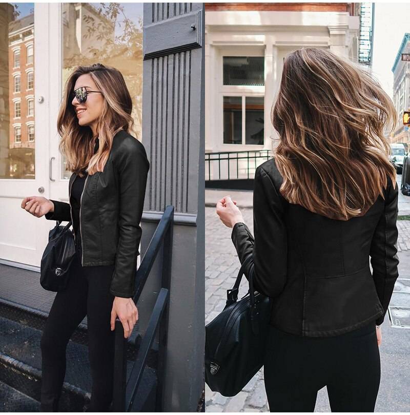 Autumn PU Leather Jackets - Women’s Clothing & Accessories - Clothing - 16 - 2024