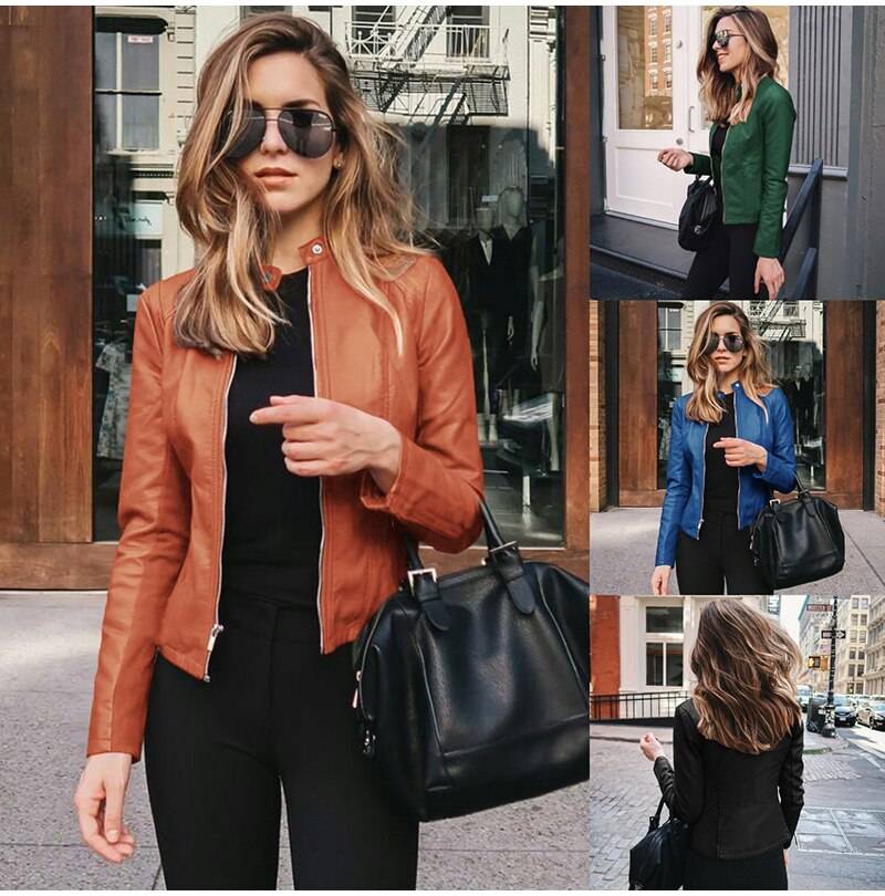 Autumn PU Leather Jackets - Women’s Clothing & Accessories - Clothing - 8 - 2024