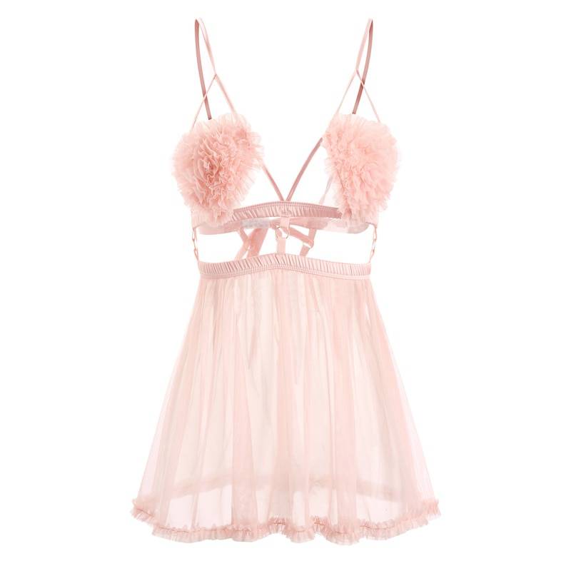 Babydoll Sexy Lingerie Set - Pink / One Size - Women’s Clothing & Accessories - Lingerie - 9 - 2024