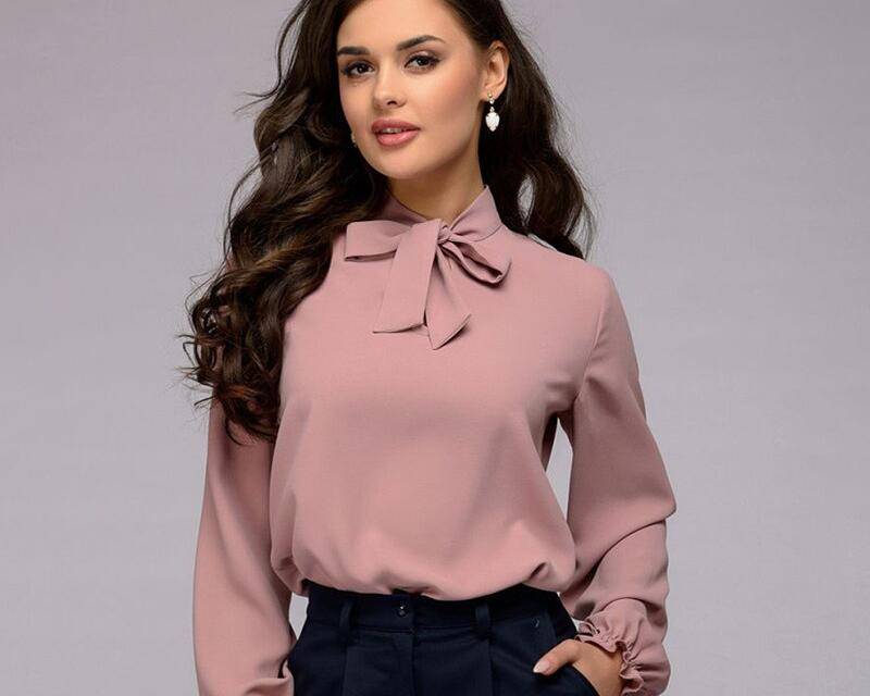 Bow Tie Blouse - Pink / S - Women’s Clothing & Accessories - Shirts & Tops - 12 - 2024