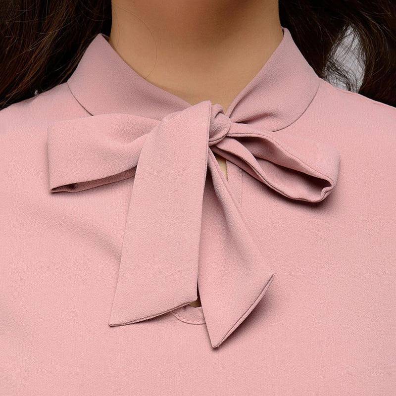 Bow Tie Blouse - Women’s Clothing & Accessories - Shirts & Tops - 4 - 2024