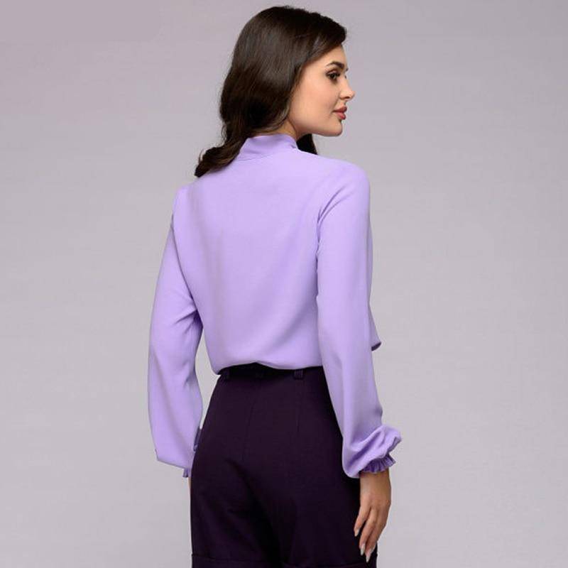 Bow Tie Blouse - Women’s Clothing & Accessories - Shirts & Tops - 10 - 2024
