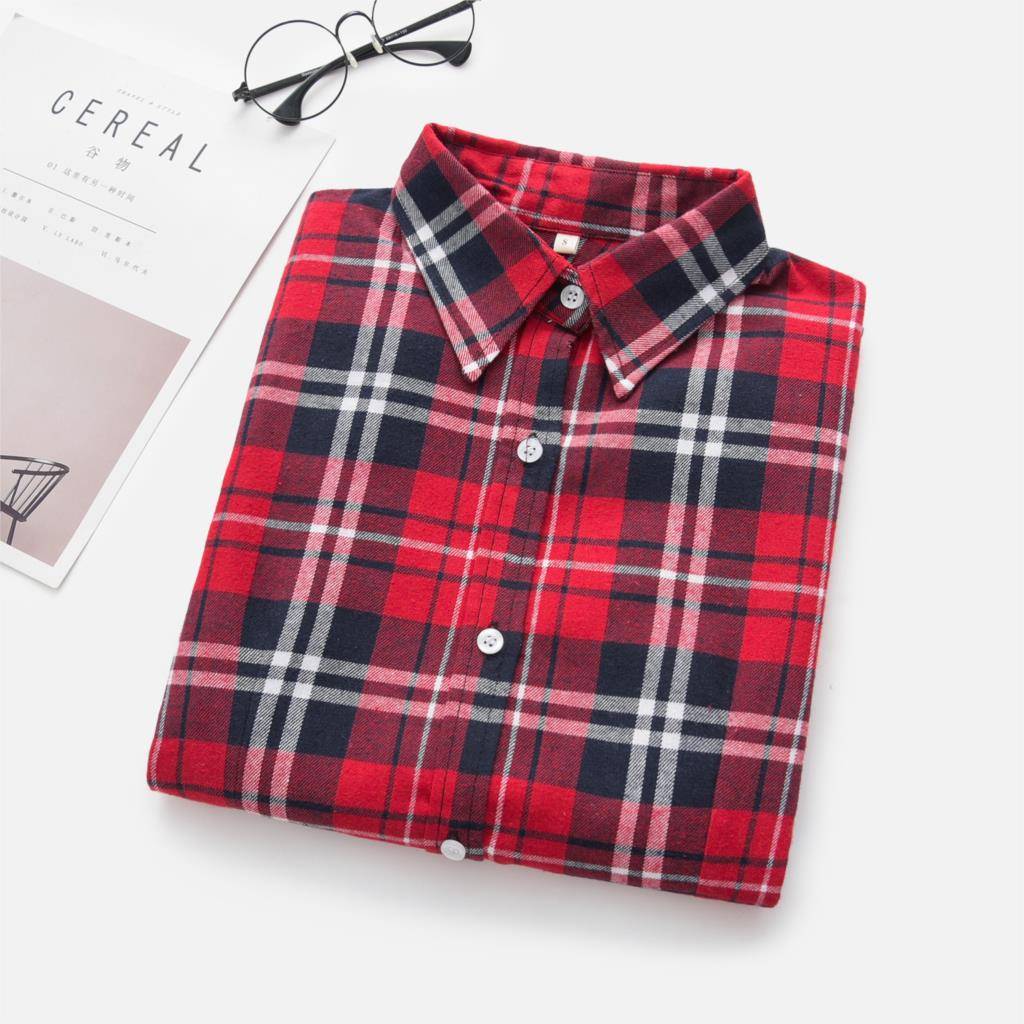 Casual Plaid Button Down - Women’s Clothing & Accessories - Apparel & Accessories - 40 - 2024