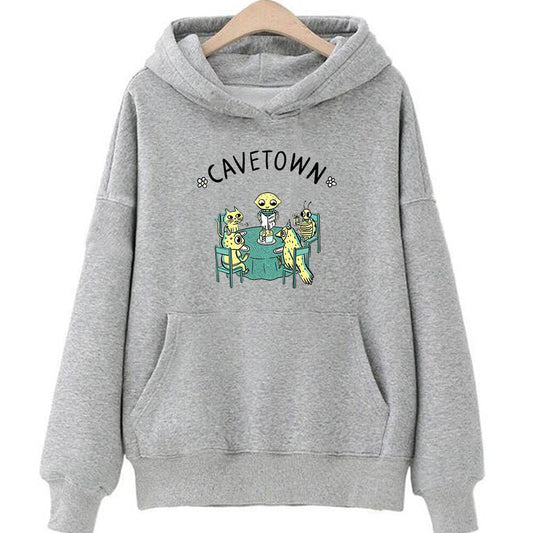 Cavetown Hoodies for Men and Women - Gray / M - Women’s Clothing & Accessories - Shirts & Tops - 7 - 2024