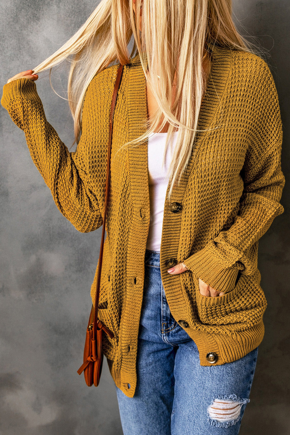 Cozy Chic Button Down Cardigan - Women’s Clothing & Accessories - Shirts & Tops - 3 - 2024