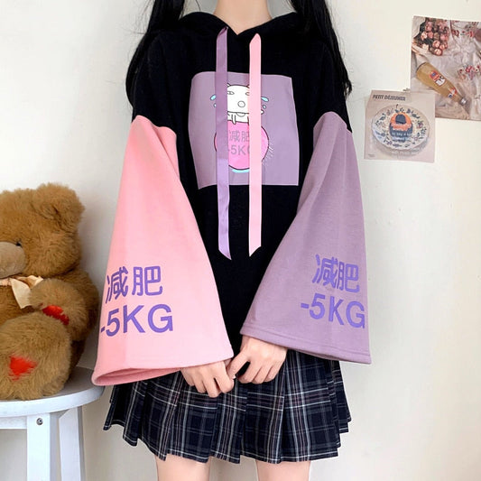 Cute Anime Cat Hoodies - Women’s Clothing & Accessories - Clothing - 1 - 2024