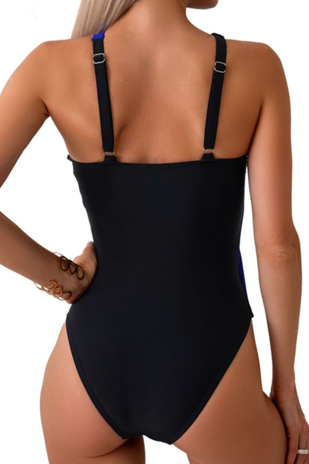 Cutout Contrast Sleeveless One-Piece Swimwear - Women’s Clothing & Accessories - Swimwear - 12 - 2024