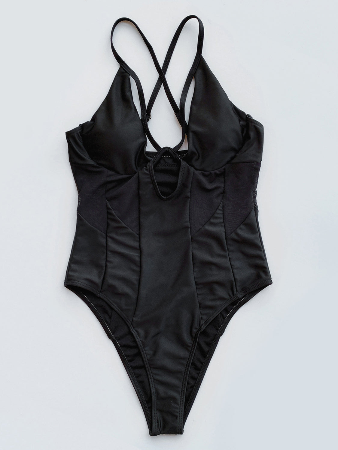 Cutout Crisscross Spaghetti Strap One-Piece Swimwear - Women’s Clothing & Accessories - Swimwear - 5 - 2024