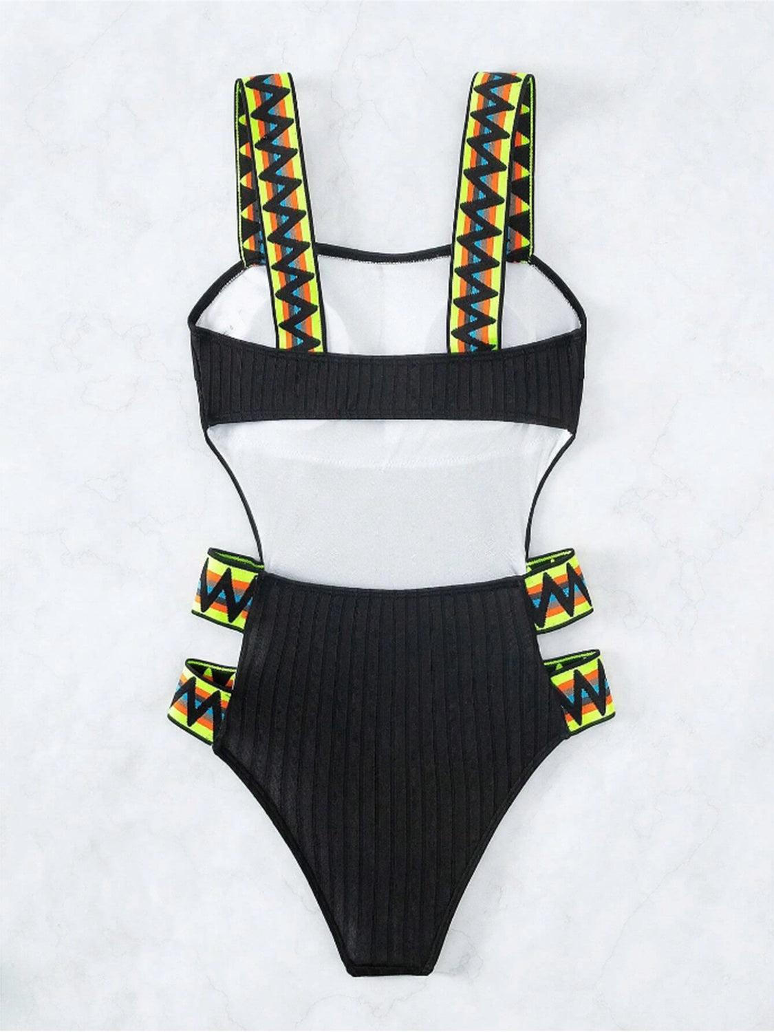 Cutout Wide Strap One-Piece Swimwear - Women’s Clothing & Accessories - Swimwear - 5 - 2024