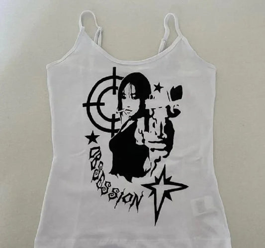 Dark Mystic ’Obsession’ Tank Top - Women’s Clothing & Accessories - Outfit Sets - 1 - 2024