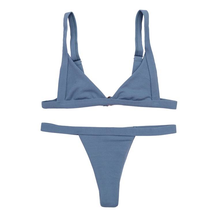 Deep-V Bikini Swimsuit - Blue / M - Women’s Clothing & Accessories - Swimwear - 33 - 2024