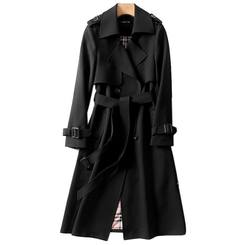 Double Breasted Trench Coat - Black / M - Women’s Clothing & Accessories - Clothing - 7 - 2024