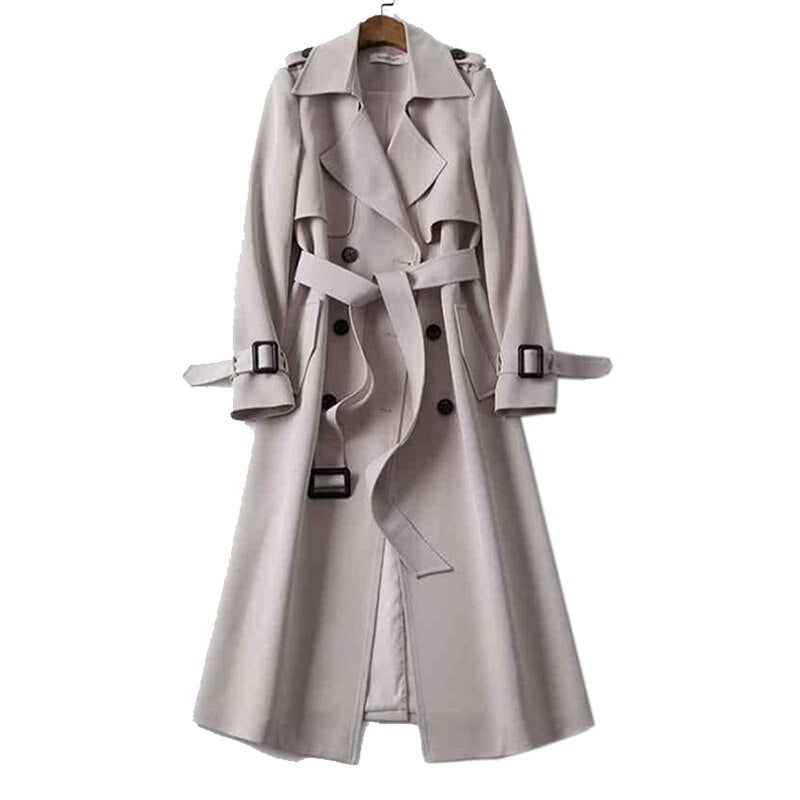 Double Breasted Trench Coat - Beige / M - Women’s Clothing & Accessories - Clothing - 11 - 2024