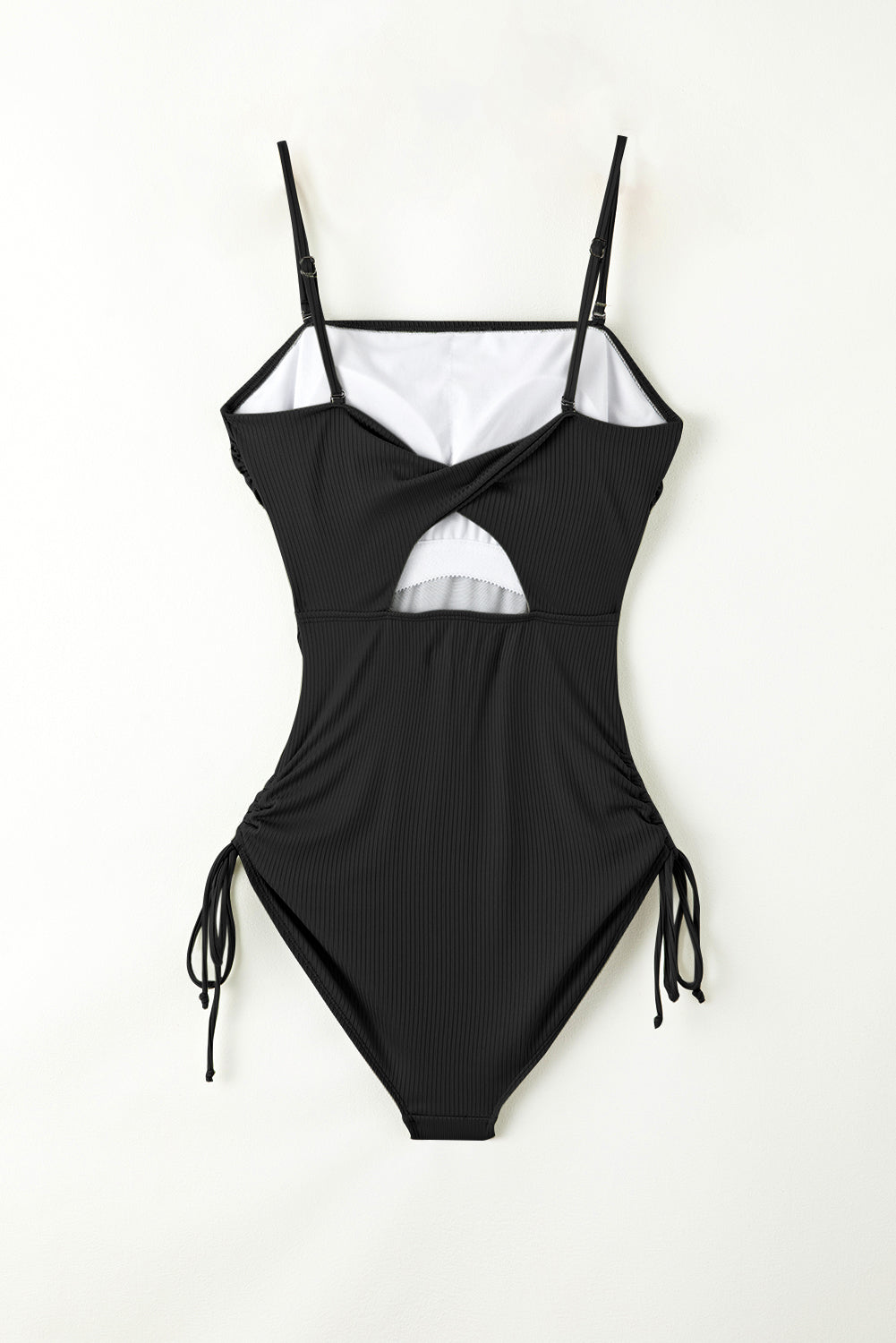 Drawstring Spaghetti Strap One-Piece Swimwear - Women’s Clothing & Accessories - Swimwear - 6 - 2024