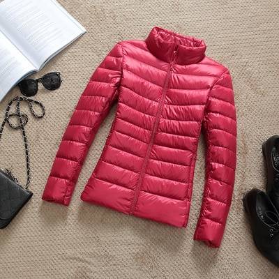Duck Down Jacket - Pink / Collar / M - Women’s Clothing & Accessories - Coats & Jackets - 30 - 2024