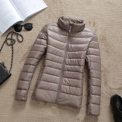Duck Down Jacket - Brown / Collar / M - Women’s Clothing & Accessories - Coats & Jackets - 15 - 2024