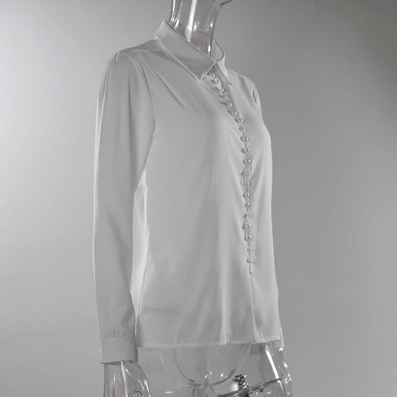 Women’s Elegant Buttons Blouse - Women’s Clothing & Accessories - Shirts & Tops - 12 - 2024