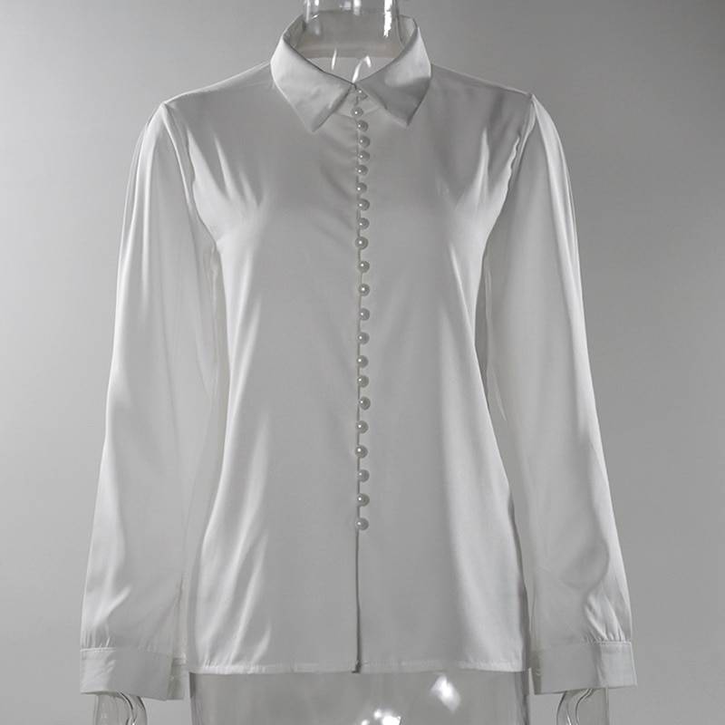 Women’s Elegant Buttons Blouse - Women’s Clothing & Accessories - Shirts & Tops - 10 - 2024