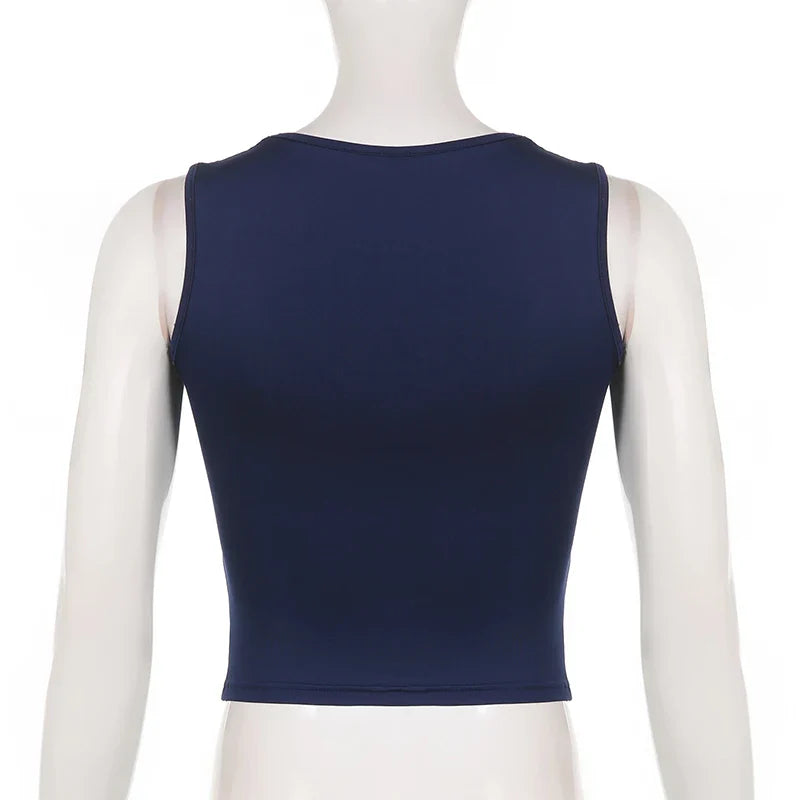 Elegant Square Collar Crop Top - Women’s Clothing & Accessories - Shirts & Tops - 10 - 2024