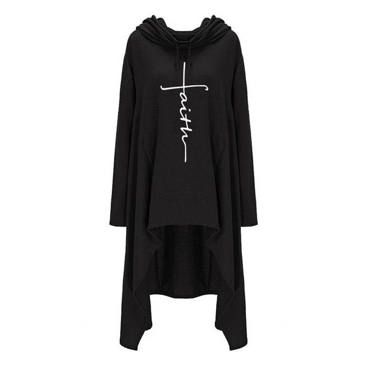 Faith Printed Hoodie - Women’s Clothing & Accessories - Shirts & Tops - 10 - 2024