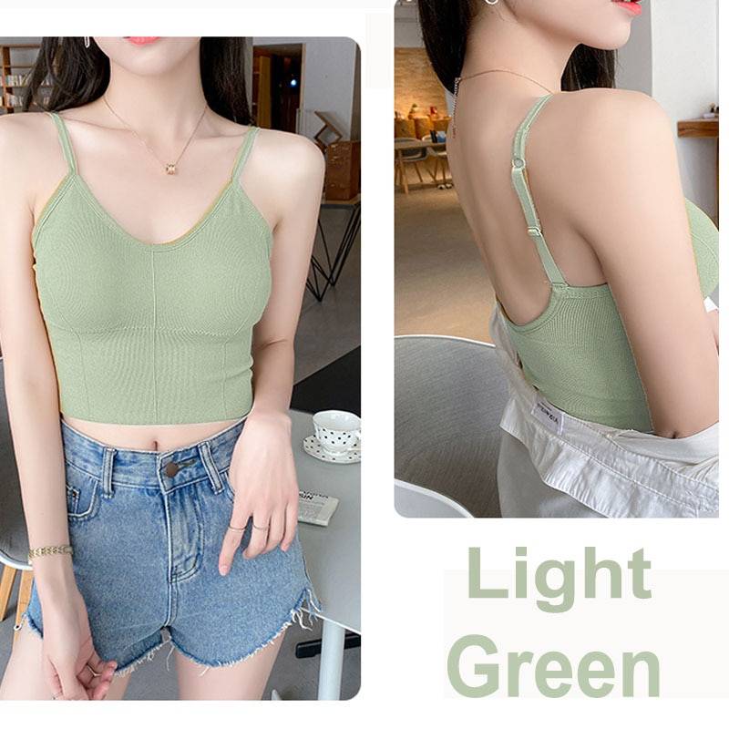 Women’s Fashion Crop Top - Light Green / Free size - Women’s Clothing & Accessories - Shirts & Tops - 32 - 2024