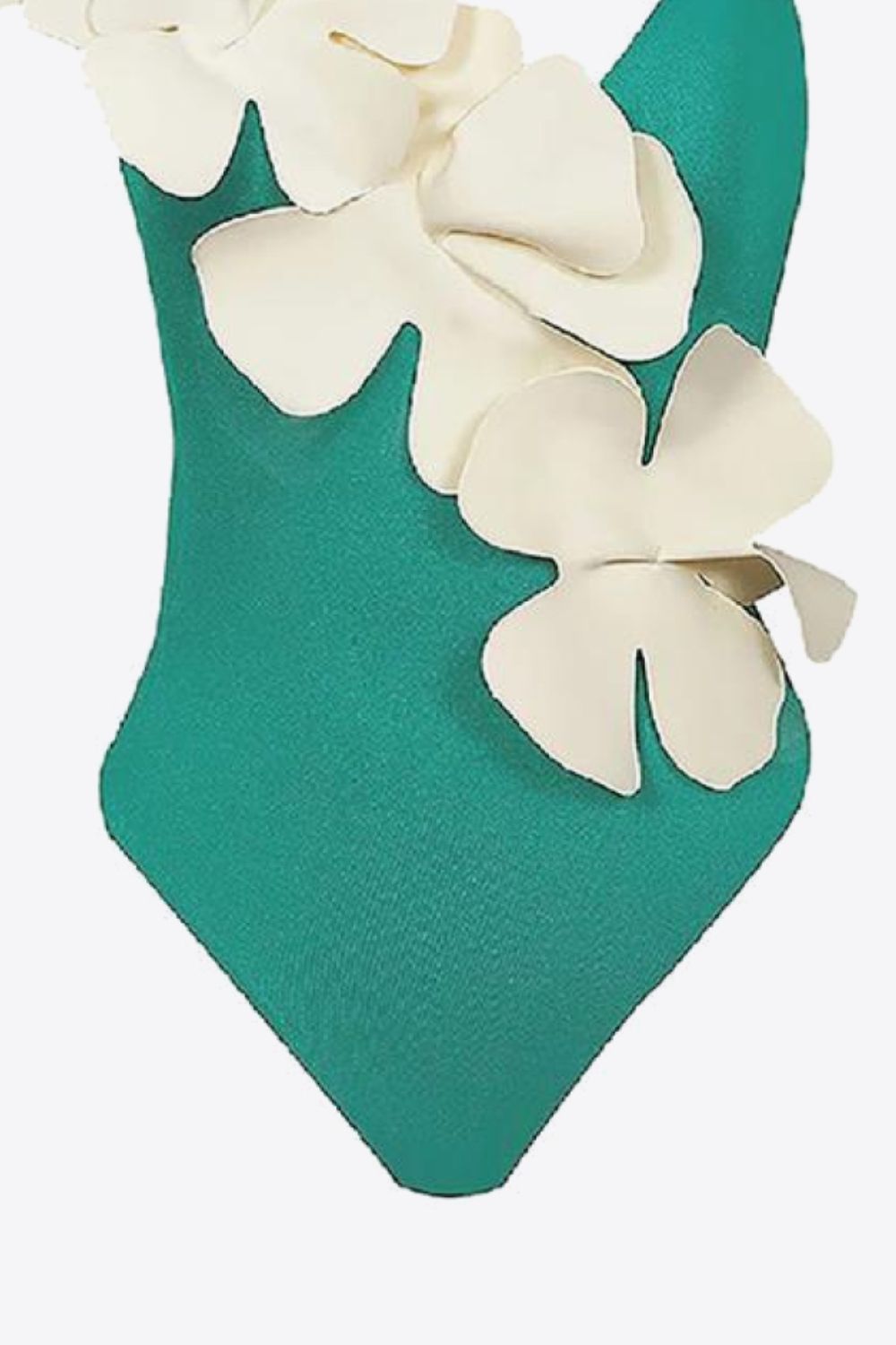 Flower Contrast One-Piece Swimsuit - Women’s Clothing & Accessories - Swimwear - 6 - 2024