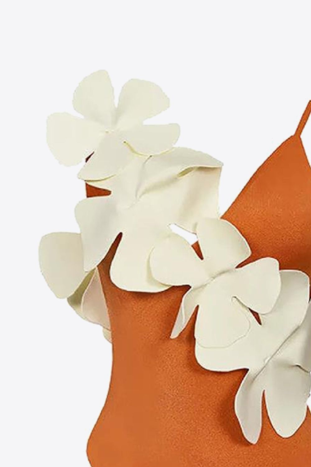 Flower Contrast One-Piece Swimsuit - Women’s Clothing & Accessories - Swimwear - 8 - 2024