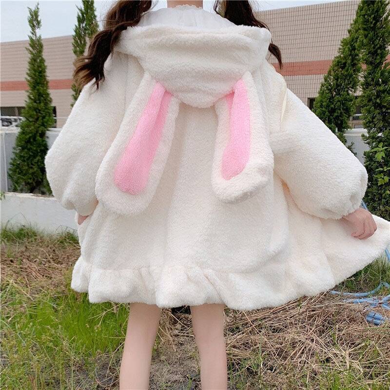 Fluffy Bunny Hoodie - Women’s Clothing & Accessories - Sleepwear & Loungewear - 9 - 2024