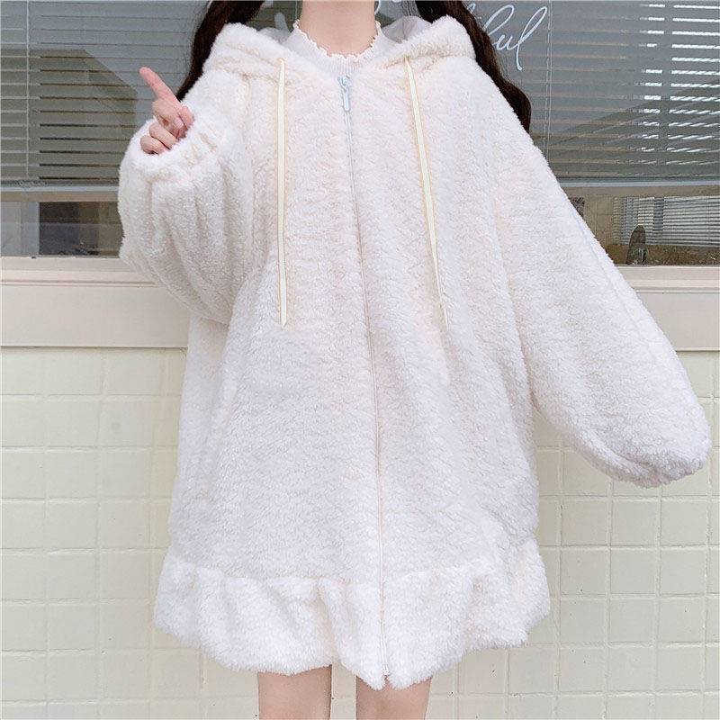 Fluffy Bunny Hoodie - Women’s Clothing & Accessories - Sleepwear & Loungewear - 10 - 2024