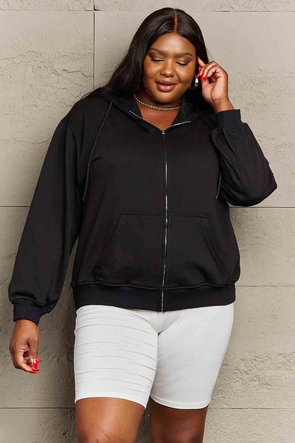Full Size Angel Graphic Hoodie - Women’s Clothing & Accessories - Shirts & Tops - 5 - 2024