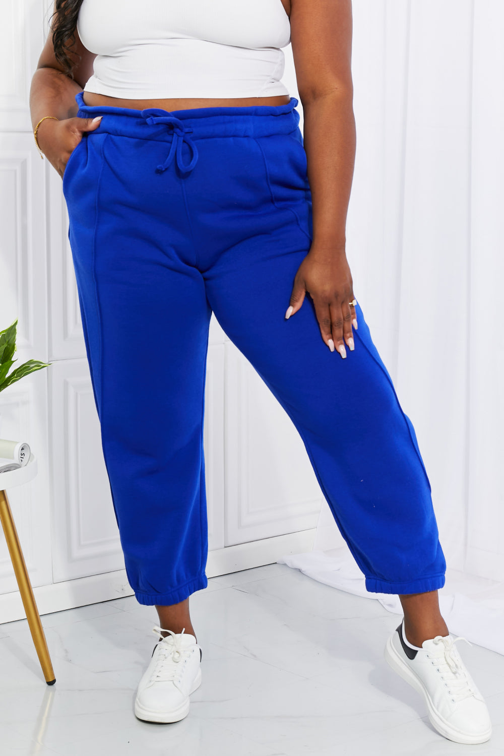 Full Size Can’t Stop Me Paperbag Waist Joggers - Women’s Clothing & Accessories - Pants - 6 - 2024