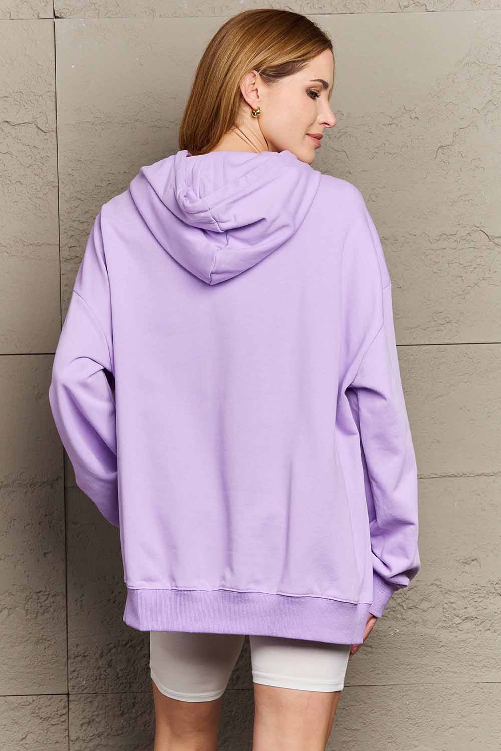 Full Size Dropped Shoulder DREAMER Graphic Hoodie - Women’s Clothing & Accessories - Shirts & Tops - 2 - 2024
