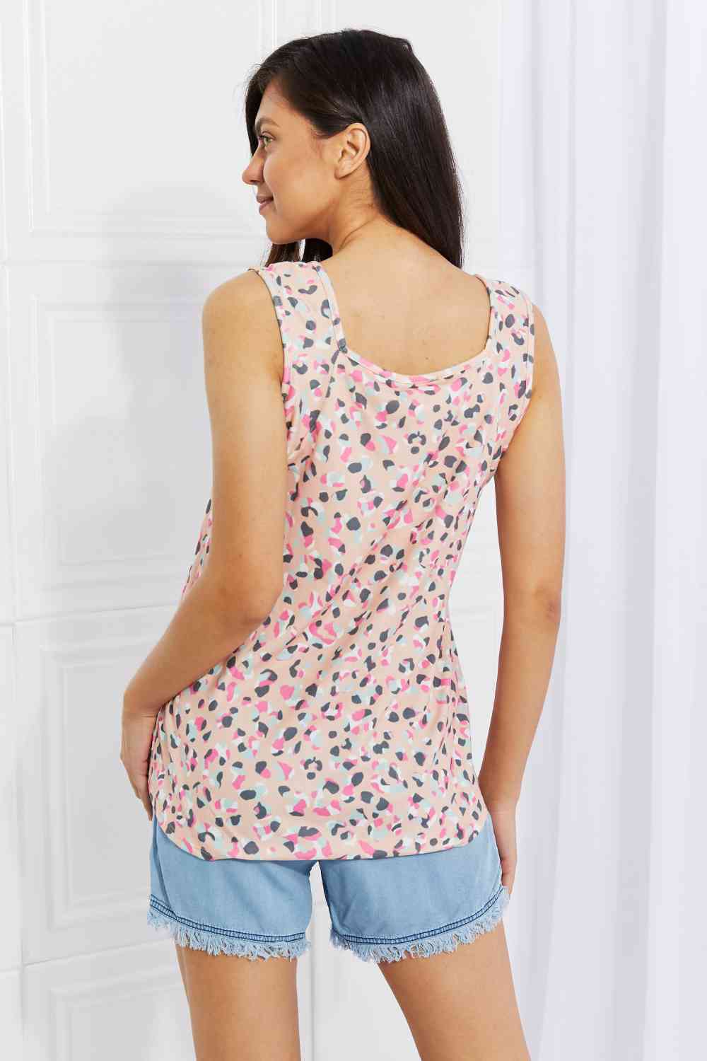 Full Size Printed Sleeveless Top - Women’s Clothing & Accessories - Shirts & Tops - 11 - 2024