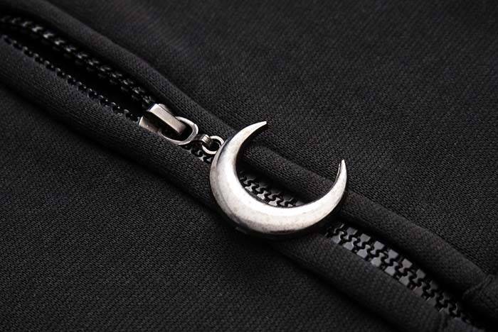 Goth Lunar Hoodie - Women’s Clothing & Accessories - Shirts & Tops - 14 - 2024