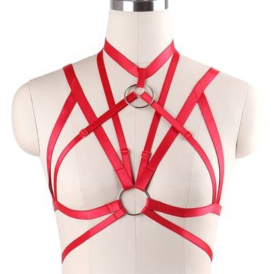 Gothic Line Top Bra - Red / One Size - Women’s Clothing & Accessories - Bras - 6 - 2024