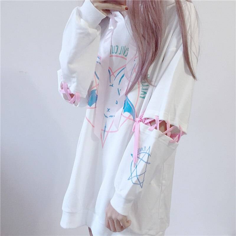 Harajuku Bunny Hoodie - Women’s Clothing & Accessories - Shirts & Tops - 11 - 2024