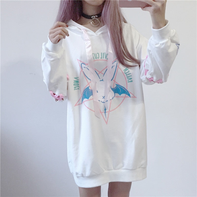 Harajuku Bunny Hoodie - Women’s Clothing & Accessories - Shirts & Tops - 3 - 2024