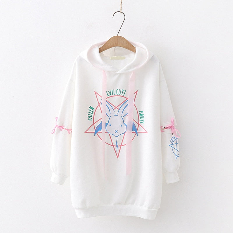 Harajuku Bunny Hoodie - Women’s Clothing & Accessories - Shirts & Tops - 6 - 2024