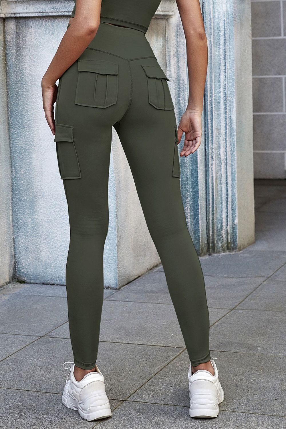 High Waist Leggings with Pockets - Women’s Clothing & Accessories - Pants - 3 - 2024